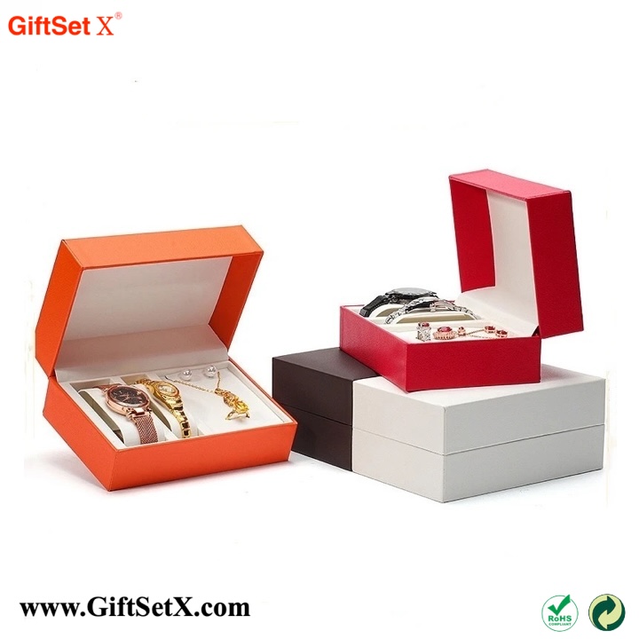 Lyx klocka smycken presentset